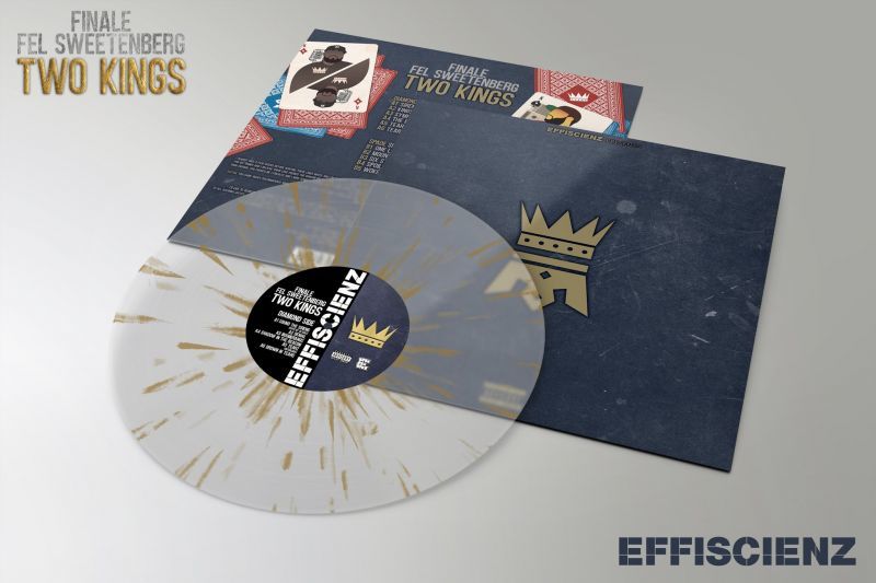 Fel Sweetenberg & Finale - Two Kings [Splatter] [Vinyl Record / LP + Sticker]-EFFISCIENZ-Dig Around Records