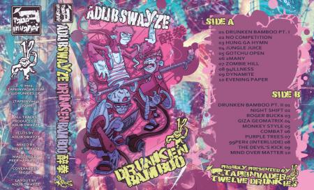 Adlib Swayze - Drunken Bamboo [Cassette Tape]-Tapeinvader / 12 Drunkies-Dig Around Records