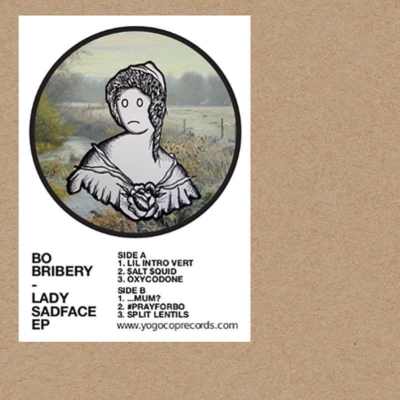 Bo Bribery - Lady Sadface EP [Vinyl Record / 7"]-YOGOCOP RECORDS-Dig Around Records