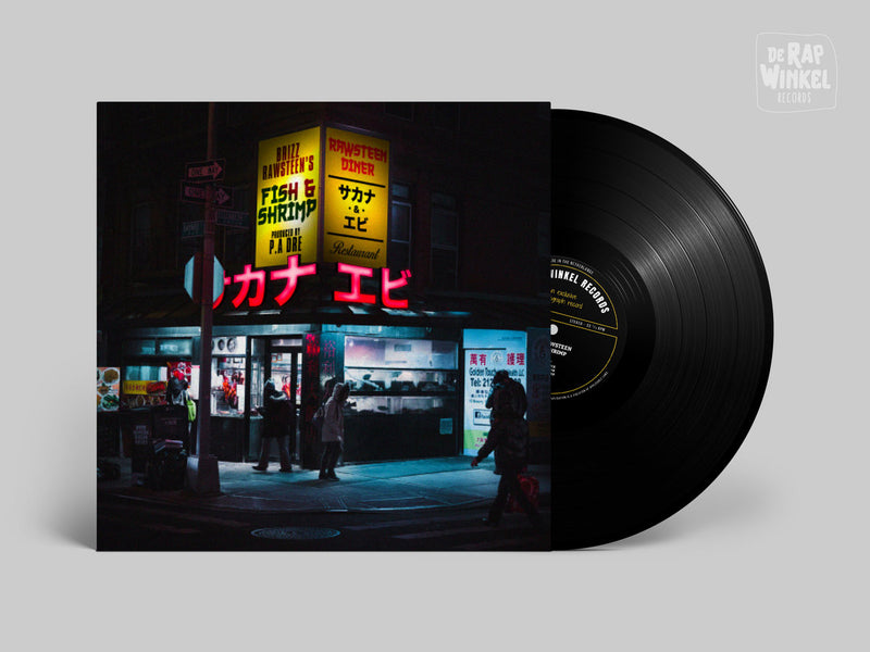 Brizz Rawsteen - Fish & Shrimp [Black] [Vinyl Record / LP]-de Rap Winkel Records-Dig Around Records