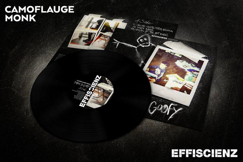 Camoflauge Monk - Finesse The Goofy [Black] [Vinyl Record / LP]-EFFISCIENZ / ART DEALER-Dig Around Records