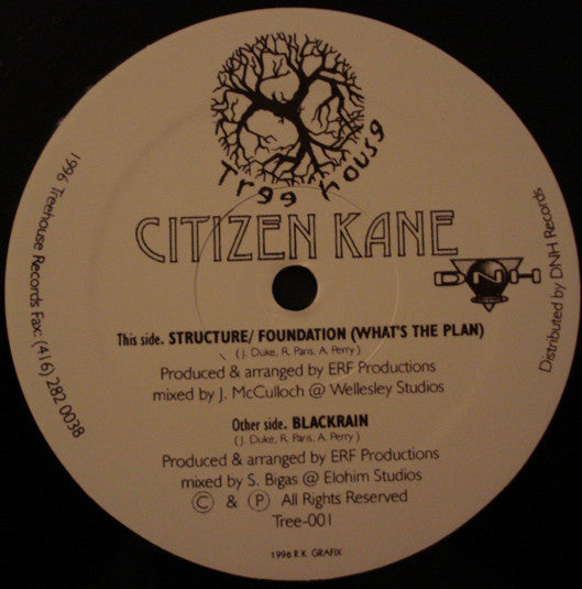 Citizen Kane - Structure / Foundation (What's The Plan) [Vinyl Record