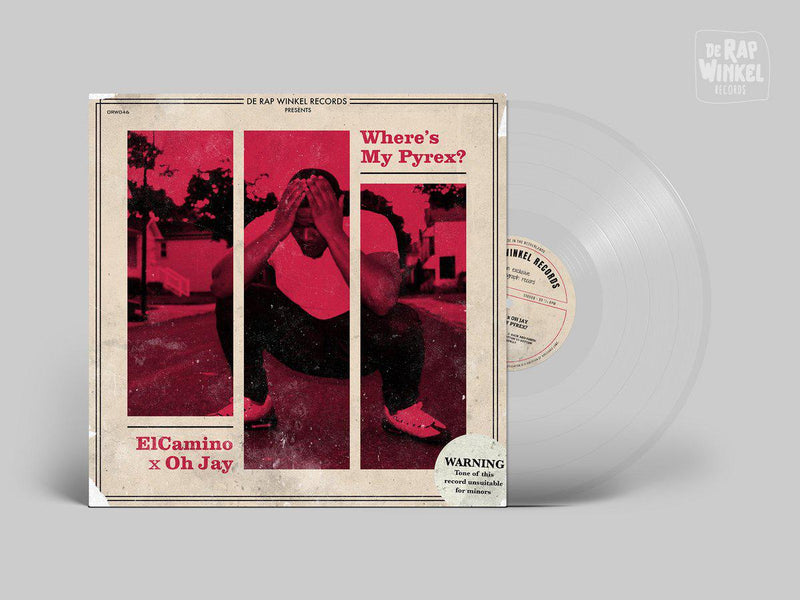 Elcamino & Oh Jay - Where's My Pyrex [Ultra Clear] [Vinyl Record / LP]-de Rap Winkel Records-Dig Around Records
