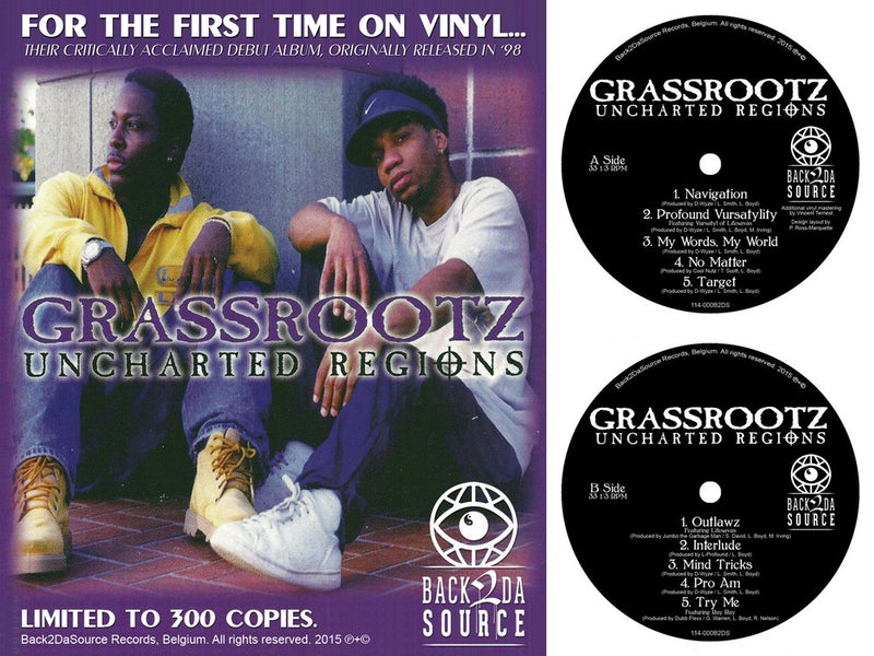 Grassrootz - Uncharted Regions [Vinyl Record / LP]-Back 2 Da Source Records-Dig Around Records