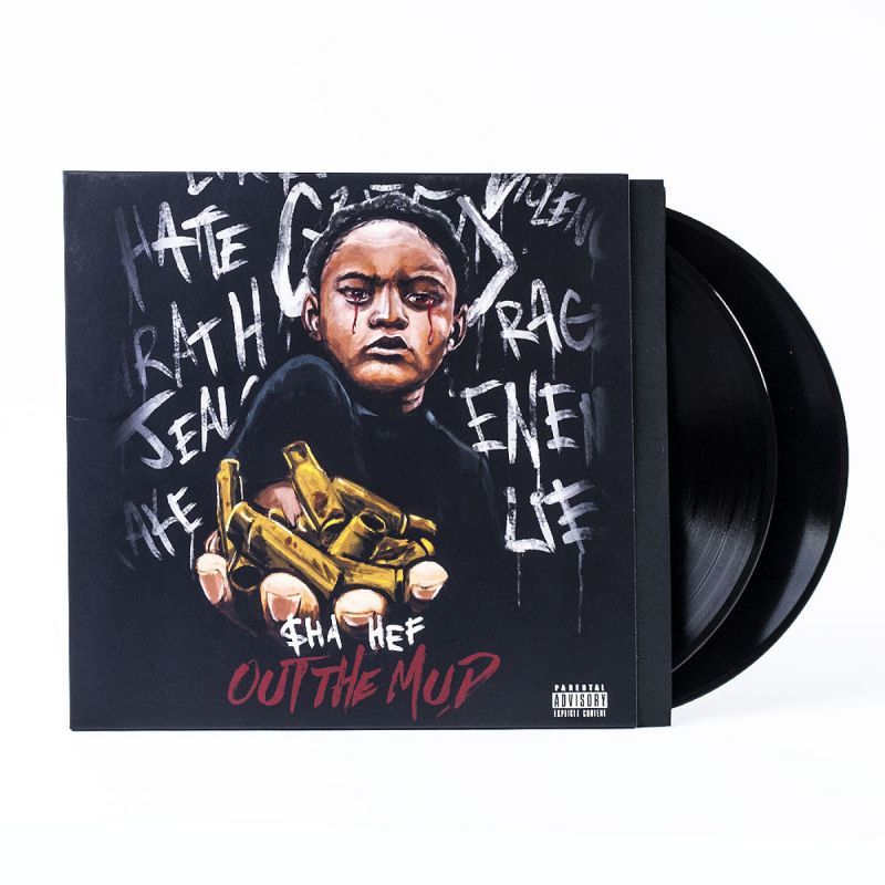 $HA HEF - Out The Mud [Black] [Vinyl Record / 2 x LP]-FXCK RXP-Dig Around Records