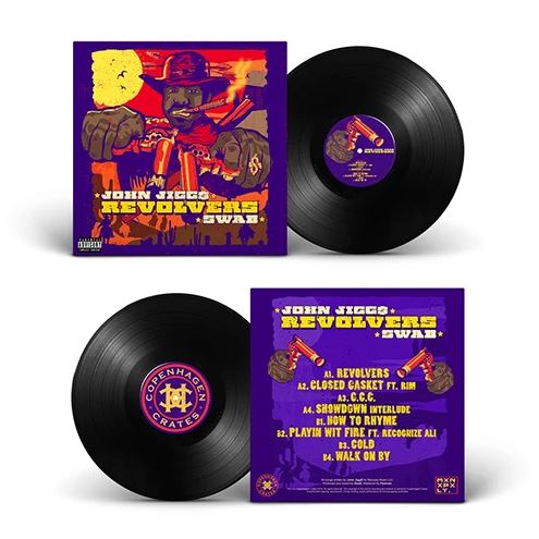 John Jigg$ & DJ Swab - Revolvers [Black] [Vinyl Record / LP]-Copenhagen Crates-Dig Around Records