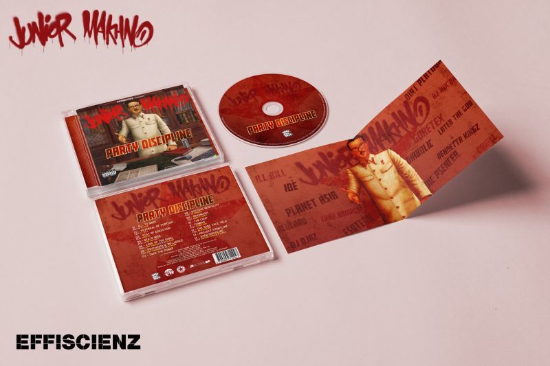 Junior Makhno - Party Discipline [CD]-EFFISCIENZ-Dig Around Records