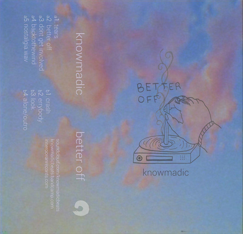 Knowmadic - Better Off [Cassette Tape + DL Code + Sticker]-INNER OCEAN RECORDS-Dig Around Records