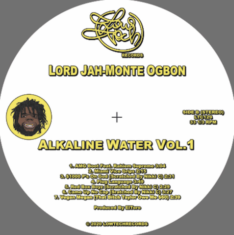 Lord Jah-Monte Ogbon - ROBYOPLUG.COM / Alkaline Water Vol. 1 [YELLOW] [Vinyl Record / LP]