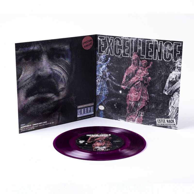 MICHAELANGELO - Commerciante D'Arte [Purple Transparent] [Vinyl Record / 7"]-FXCK RXP-Dig Around Records