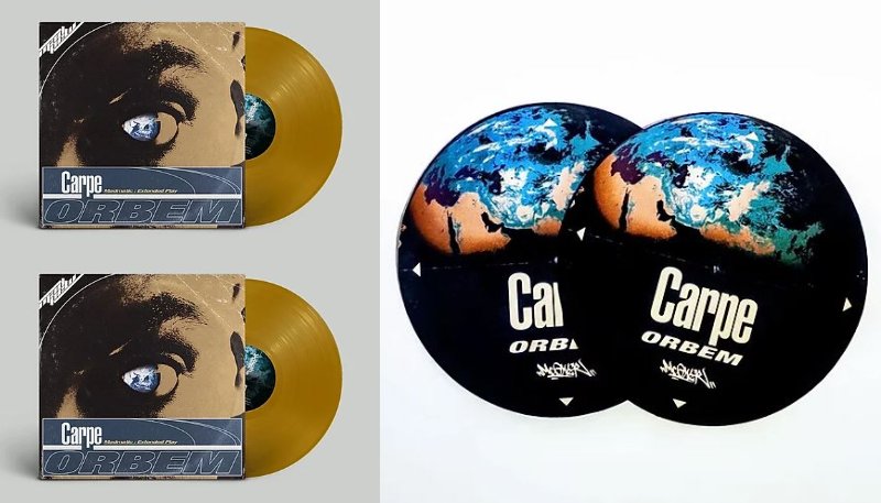 McGyver - Carpe Orbem [Gold] x2 + Carpe Orbem (slipmat, glazed) x2 [Vinyl Record / LP + Slipmat]