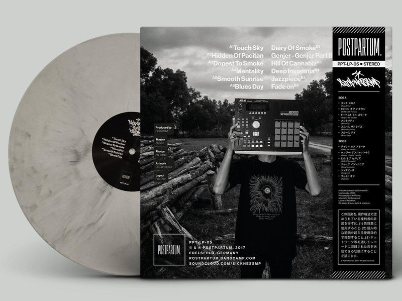 SicknessMP - Deep Insomnia [Marbled] [Vinyl Record / LP]-POSTPARTUM. RECORDS-Dig Around Records