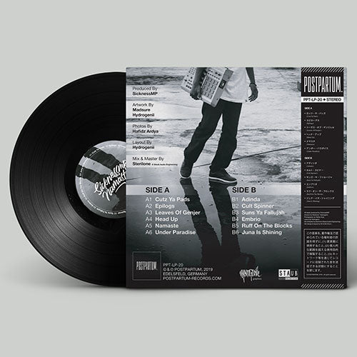 SicknessMP - Namaste [Black] [Vinyl Record / LP + Download Code + Sticker + Obi Strip]-POSTPARTUM. RECORDS-Dig Around Records