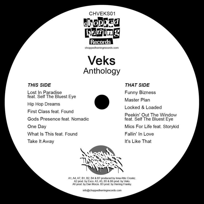Veks - Anthology [Black] [Vinyl Record / LP]-Chopped Herring Records-Dig Around Records