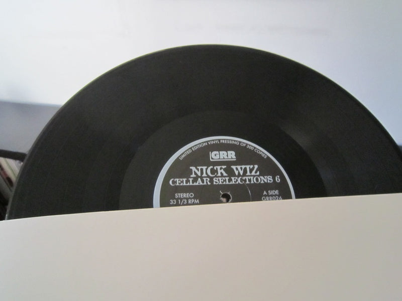 Nick Wiz - Nick Wiz: Cellar Sounds: Vol. 6 1992-1998 [Black] [Vinyl Record / 2 x LP]-Gentleman's Relief Records-Dig Around Records