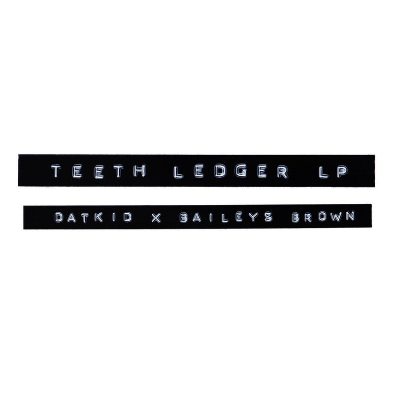 Datkid & Baileys Brown - Teeth Ledger [CD + Sticker]-SPLIT PROPHETS-Dig Around Records