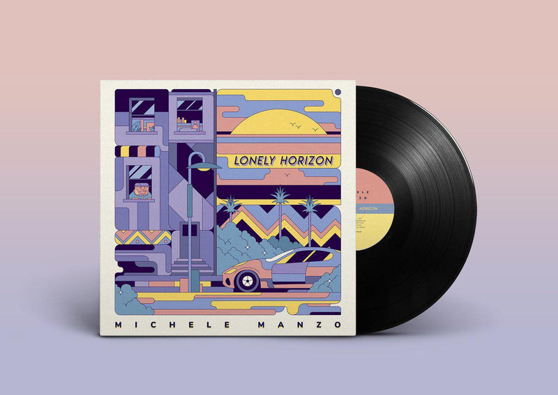 MICHELE MANZO - LONELY HORIZON 【Vinyl Record | 12”】-INNER OCEAN RECORDS-Dig Around Records