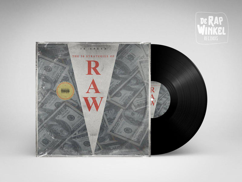 38 Spesh - 38 Strategies Of Raw [Black] [Vinyl Record / LP]-de Rap Winkel Records-Dig Around Records