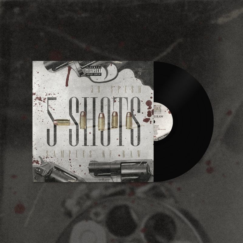38 Spesh - 5 Shots [Black 357 Mag Edition] [Vinyl Record / LP]-GGBR Records & Tapes-Dig Around Records