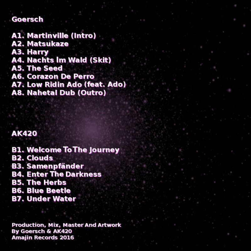 AK420 & Goersch - Möblierte Melancholie [Cassette Tape]-Amajin Records-Dig Around Records