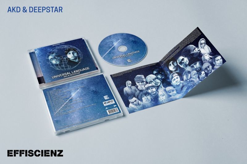 AKD & Deepstar - Universal Language [CD]-EFFISCIENZ-Dig Around Records