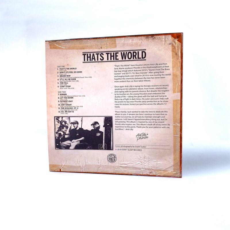 Anti-Lilly & Phoniks - That's The World [Red] [Vinyl Record / LP]-Don't Sleep Records-Dig Around Records