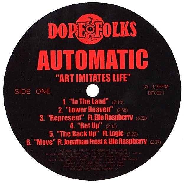 Automatic - Art Imitates Life [Vinyl Record / LP]-Dope Folks-Dig Around Records