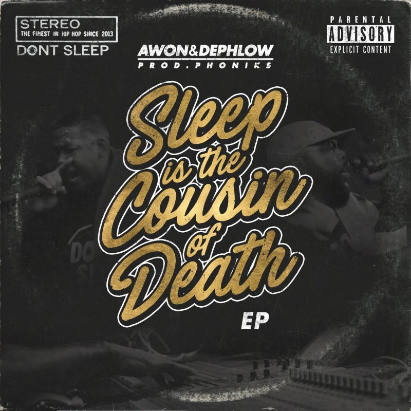 Awon & Dephlow - Sleep Is The Cousin Of Death [CD]-Don't Sleep Records-Dig Around Records