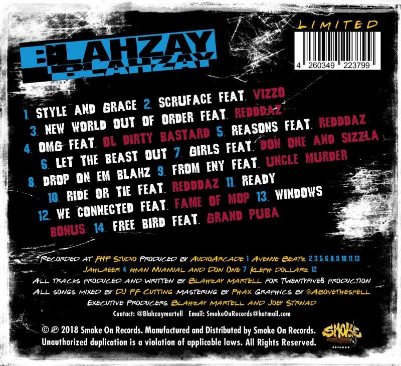 BLAHZAY BLAHZAY - ENYTHYNG IZ POSSIBLE [CD]-SMOKE ON RECORDS-Dig Around Records