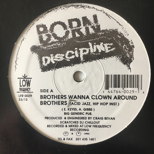 Born Discipline - Brothers Wanna Clown Around [Vinyl Record / 12"]