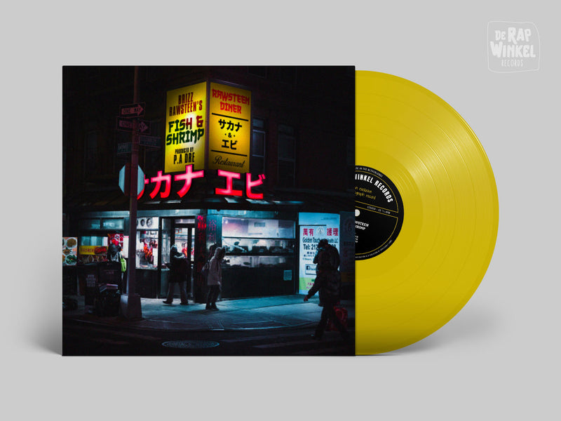 Brizz Rawsteen - Fish & Shrimp [Yellow] [Vinyl Record / LP]-de Rap Winkel Records-Dig Around Records