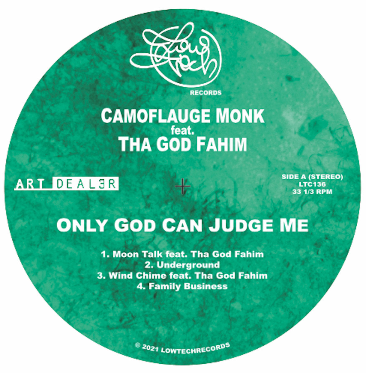 Camoflauge Monk Feat. Tha God Fahim - Only God Can Judge Me [BLACK] [Vinyl  Record / LP]