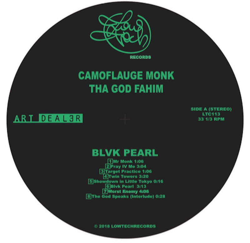 Camoflauge Monk / Tha God Fahim - Blvck Pearl [Random Color] [Vinyl Record / LP]-Lowtechrecords-Dig Around Records