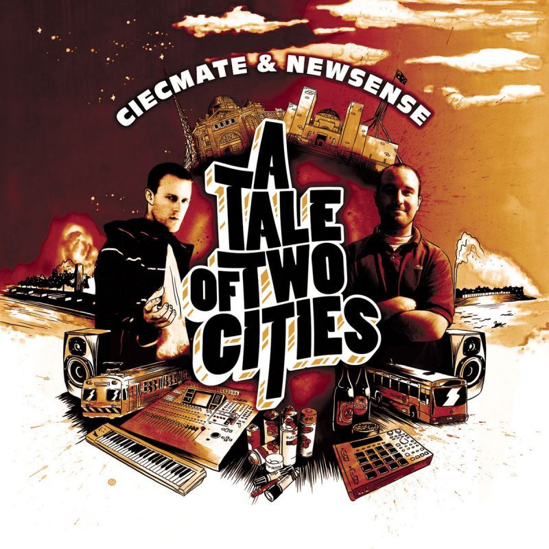 Ciecmate & Newsense - A Tale Of Two Cities [CD]-Broken Tooth Entertainment-Dig Around Records