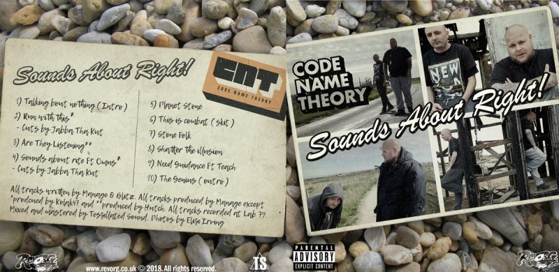 Code Name Theory - Sounds About Right! [CD + Sticker]-Revorg Records-Dig Around Records