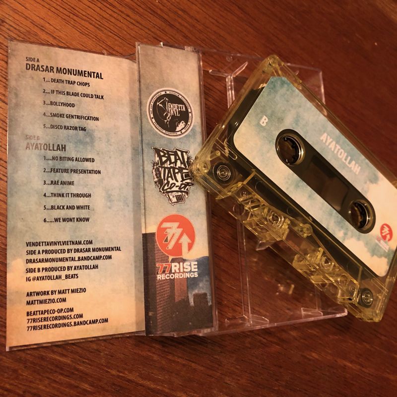 Connections Series 006: Drasar Monumental x Ayatollah - Box Cutter Brothers 5 [Yellow Tape] [Cassette Tape]-77Rise Recordings / Beat Tae Co-Op / Vendetta Vinyl-Dig Around Records