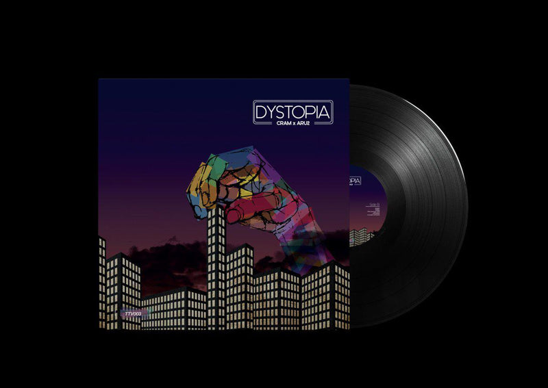 Cram x Aru2 - Dystopia 【Vinyl Record | 12"】-HHV.DE-Dig Around Records