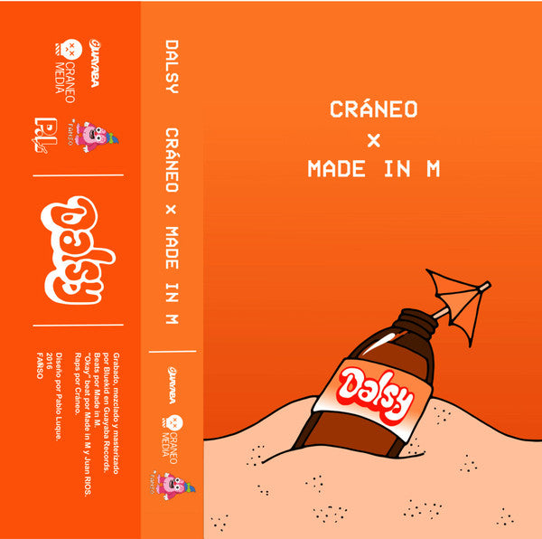 Cráneo & Made In M - Dalsy [Cassette Tape]-Guayaba Records-Dig Around Records