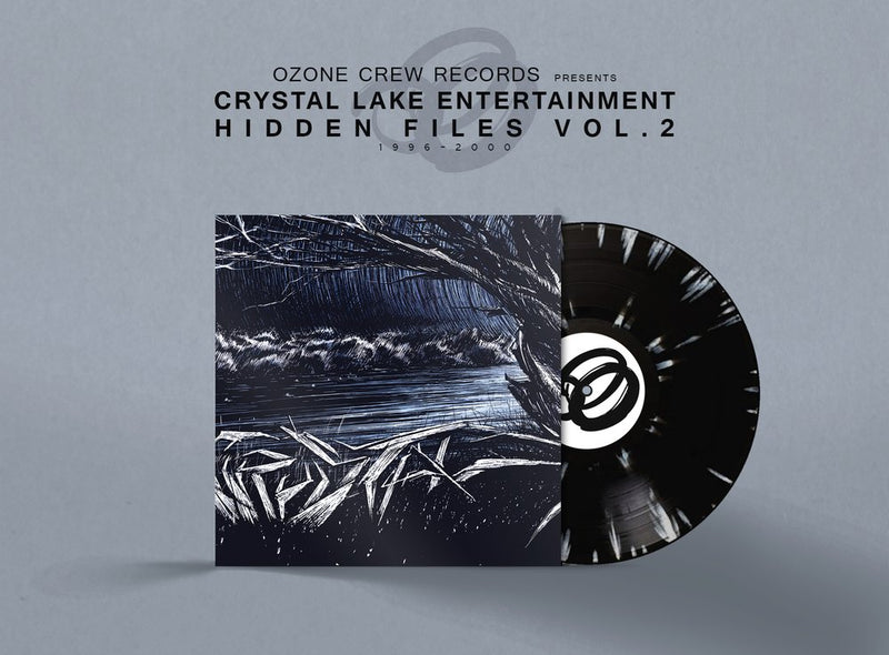 Crystal Lake - Hidden Files Vol.2 (Vinyl Black With White Splatter) [Vinyl Record / LP]-OZONE CREW RECORDS-Dig Around Records