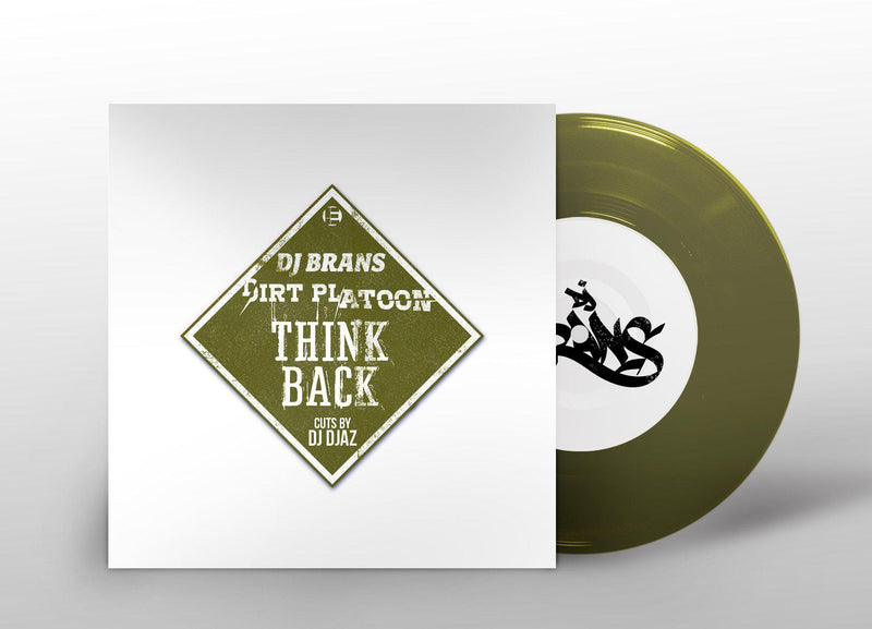 DJ Brans & Dirt Platoon - Think Back [Green] [Vinyl Record / 7"]-EFFISCIENZ-Dig Around Records
