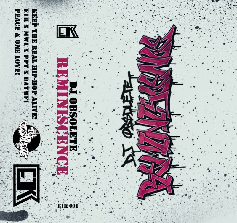 DJ Obsolete - Reminiscence [Cassette Tape + Sticker]-E1K-Dig Around Records