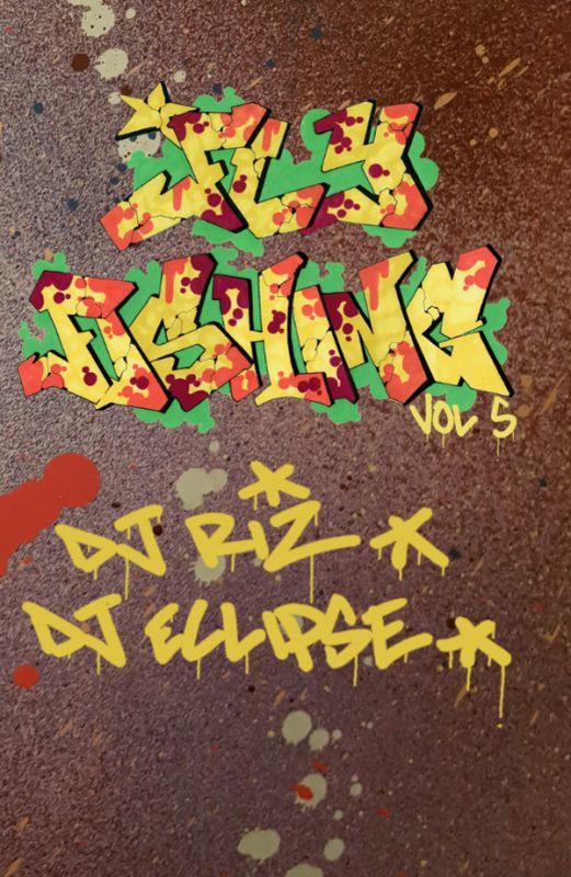DJ Riz & DJ Eclipse - Fly Fishing Vol 5 [Cassette Tape / Mixtape]-Chopped Herring Records-Dig Around Records