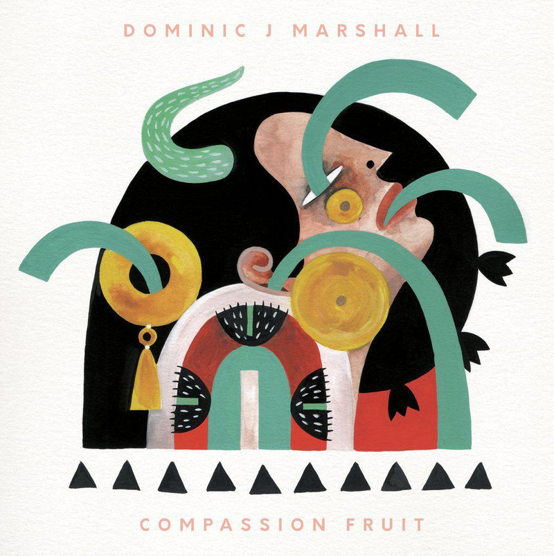 DOMINIC J MARSHALL - COMPASSION FRUIT [Black] [Cassette Tape + Sticker]-INNER OCEAN RECORDS-Dig Around Records