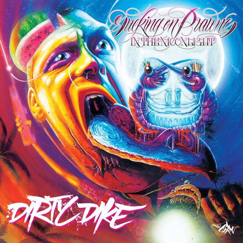 Dirty Dike - Sucking On Prawns In The Moonlight [Pink] [Vinyl Record / 2 x LP]-High Focus Records-Dig Around Records