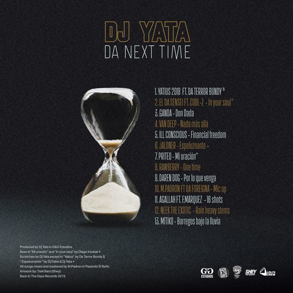 Dj Yata - Da Next Time [CD]-Back In The Days Records-Dig Around Records