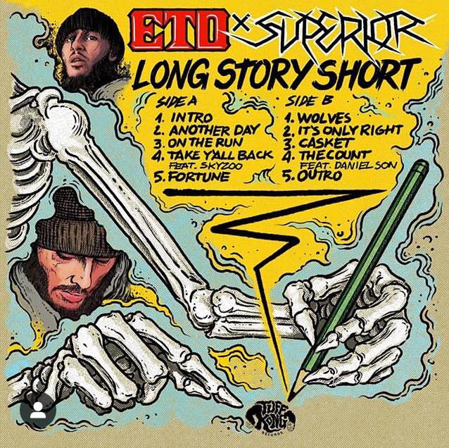 ETO X SUPERIOR - Long Story Short [Black] [Vinyl Record / LP]-Tuff Kong Records-Dig Around Records