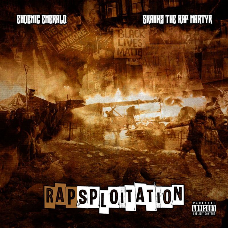 Endemic Emerald & Skanks - Rapsploitation 【CD】-NO CURE RECORDS-Dig Around Records