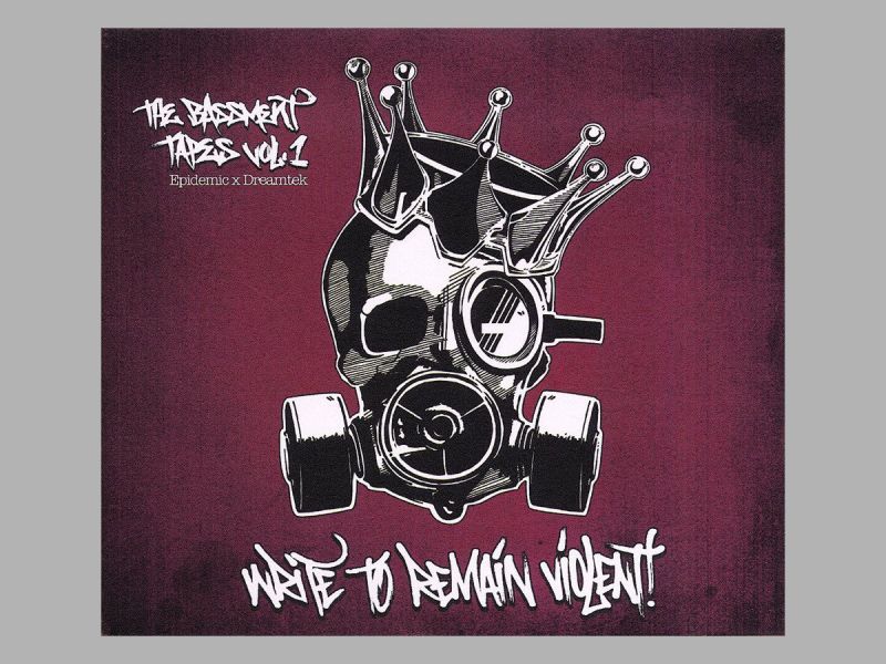 Epidemic & Dreamtek - The Bassment Tapes Vol. 1: Write To Remain Violent [CD]-MIC THEORY RECORDS-Dig Around Records