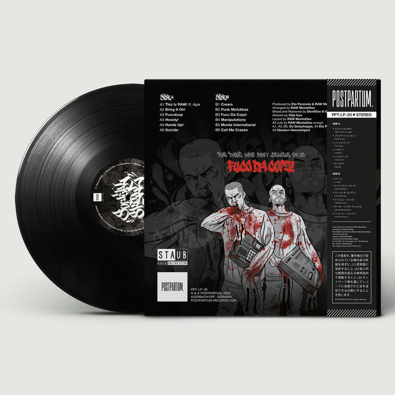 Eto Paranoia & RAW Mentalitee - Survival Skillz [Black] [Vinyl Record / LP]