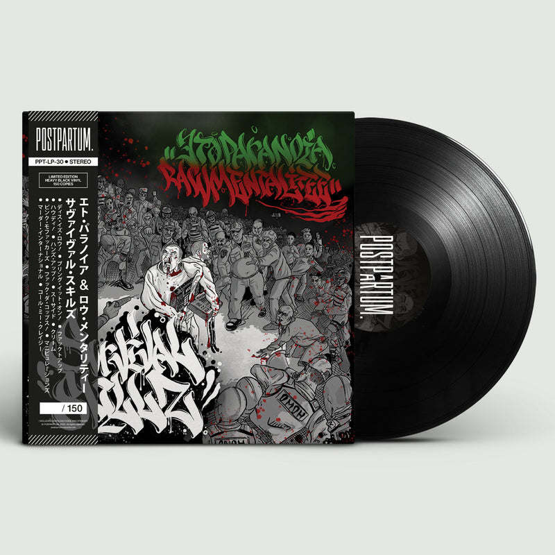 Eto Paranoia & RAW Mentalitee - Survival Skillz [Black] [Vinyl Record / LP]